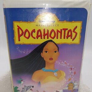 Pocahantas VHS Clamshell 1996 Walt Disney Masterpiece Vintage
